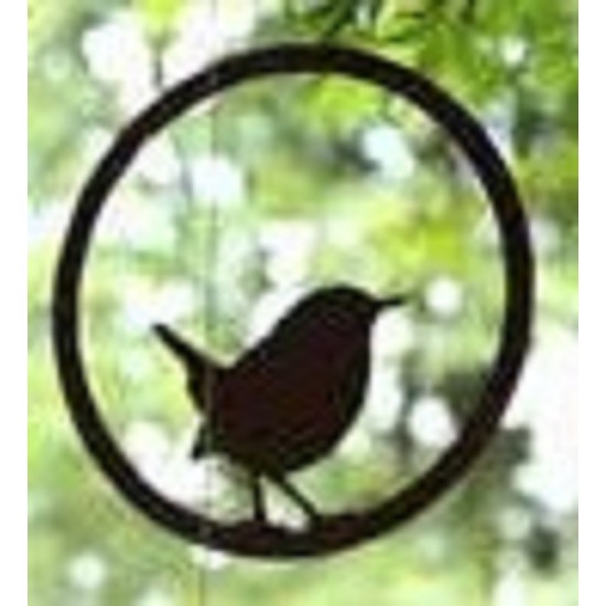 Deko zum Hängen Deko Vogel im Ring - Zaunkönig - zum Hängen Ø 18 cm Der Zaunkönig als Deko Vogel im Ring ist ganz einfach aufzuh