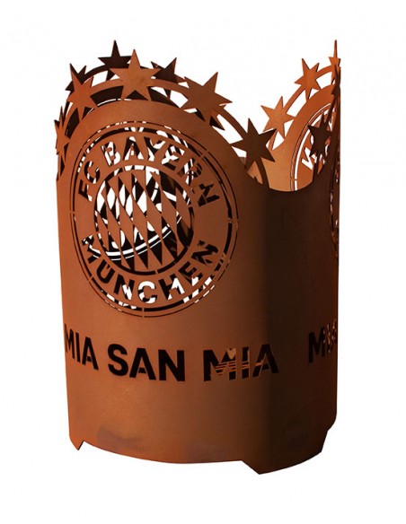 FC Bayern Feuerkorb rund  - Mia san Mia - FCB Feuertonne - 5 Sterne Design FC Bayern Feuerkorb rund  - Mia san Mia - FCB Feuertonne - 5 Sterne Design