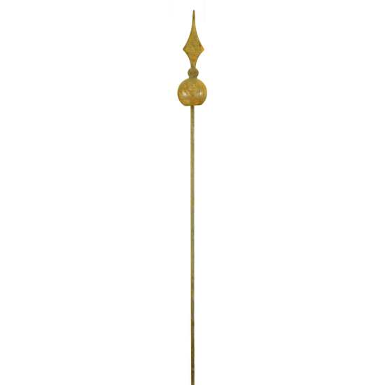 Rosenstäbe Metall und Rost Rosenstab Kugel mit Lilienspitze - Höhe 170 cm Rankstab 
Höhe 170 cm
klimaneutrale Herstellung - na