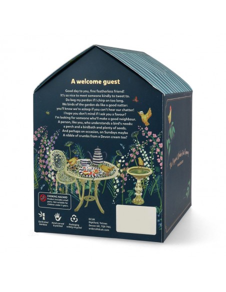 Start Naturholz Deko Vogel mit gepunktetem Hut - blau Süßes Vögelchen aus Naturholz
Dieses Vögelchen mit ihrem süßen gepunktete