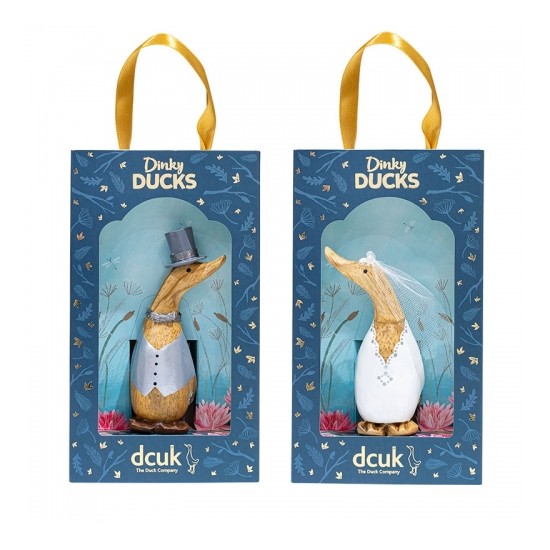 Start Dekofigur Bräutigam Entlein klein - Höhe 11 cm - Geschenkidee für Brautpaar Klein aber fein...
Dieser kleine Enten-Bräuti