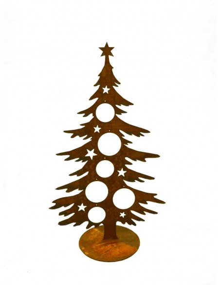 Weihnachtsbaum Metall für Weihnachtsbaumkugeln - Dekotanne