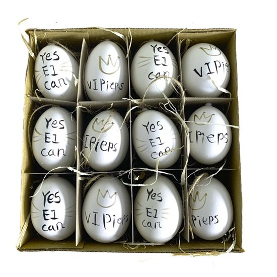 Deko Osterei 12er - VIP - Yes i Can