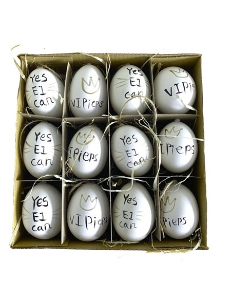 Deko Osterei 12er - VIP - Yes i Can