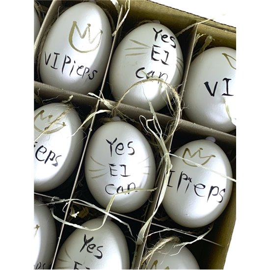 Deko Osterei 12er - VIP - Yes i Can