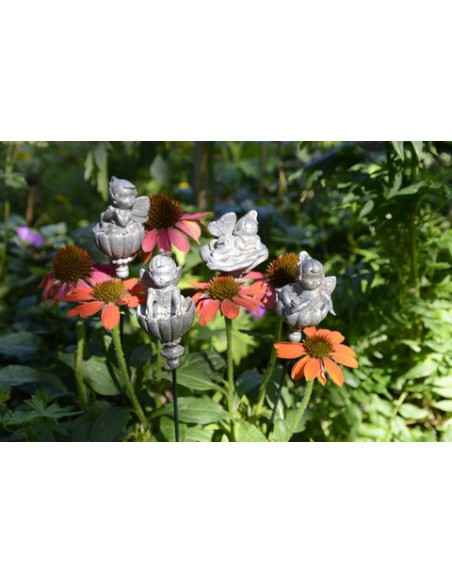 Blumenstecker Topfstecker "Elfenkinder" - vier verschiedene Ausführungen (unsortiert) Süße Elfenkinder in vier verschiedene Ausf
