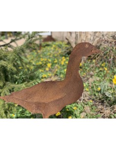 Gans zum Stecken  stehend seitlich, Höhe 60 cm 2