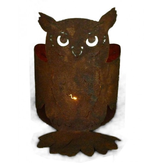 Windlicht "Eule" perfekte Innendekoration