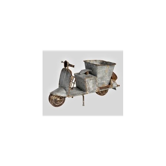 Pflanzgefäße + Schalen + Kronen Deko Roller zum Bepflanzen - Venetia - 36 cm lang - Shabby 
Länge 36 cm
Breite 14 cm
Höhe 20 