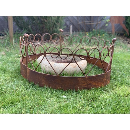 Gartenzaun Deko Deko Rasenkante - Gartenzaun gebogen mit Herzen Schöne verspielte Rasenkante mit Herzchen. 3 Stück zusammen erge