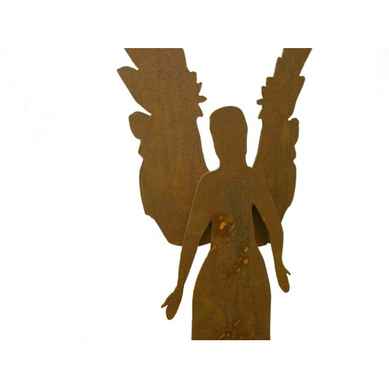 Rost Engel Celeste aus 3 mm Stahl, Höhe 87 cm