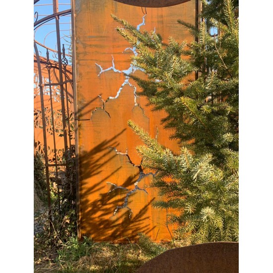 Sichtschutzwände und Paravents Sichtschutzwand - Flash 1 - mit großflächigen Rissen - Höhe 200 cm Paravent Flash mit Rissausschn