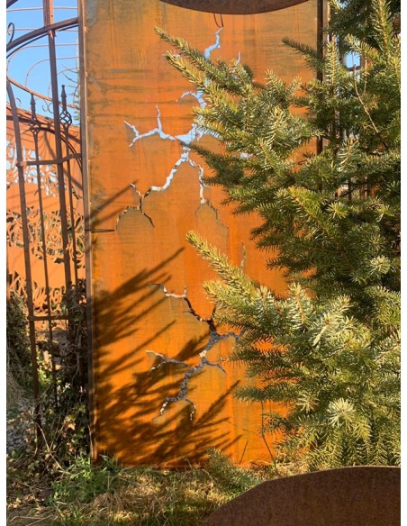 Sichtschutzwände und Paravents Sichtschutzwand - Flash 1 - mit großflächigen Rissen - Höhe 200 cm Paravent Flash mit Rissausschn