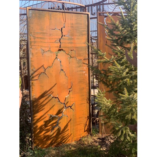 Sichtschutzwände und Paravents Sichtschutzwand - Flash 1 - mit großflächigen Rissen - Höhe 200 cm Paravent Flash mit Rissausschn