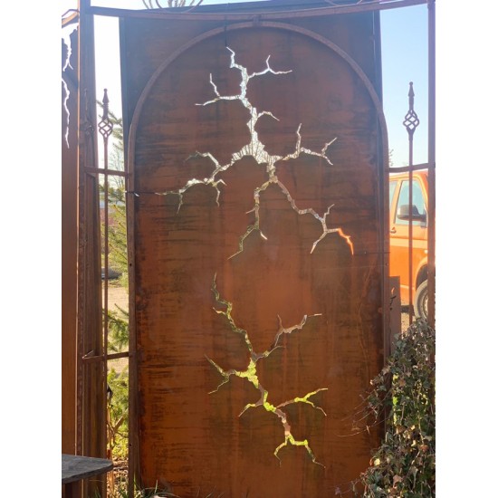 Sichtschutzwände und Paravents Sichtschutzwand - Flash 1 - mit großflächigen Rissen - Höhe 200 cm Paravent Flash mit Rissausschn