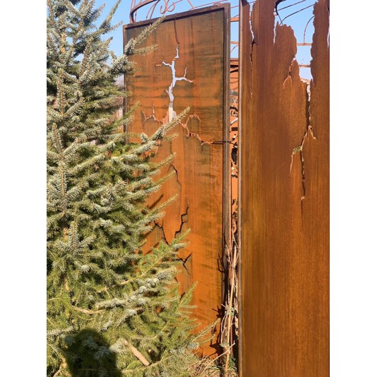 Sichtschutzwände und Paravents Sichtschutzwand - Flash 1 - mit großflächigen Rissen - Höhe 200 cm Paravent Flash mit Rissausschn