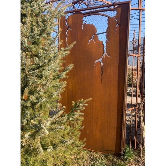 Sichtschutzwände und Paravents Sichtschutzwand - Flash 2 - mit Rissausschnitten oben Höhe 200 cm Paravent Flash mit Rissausschni