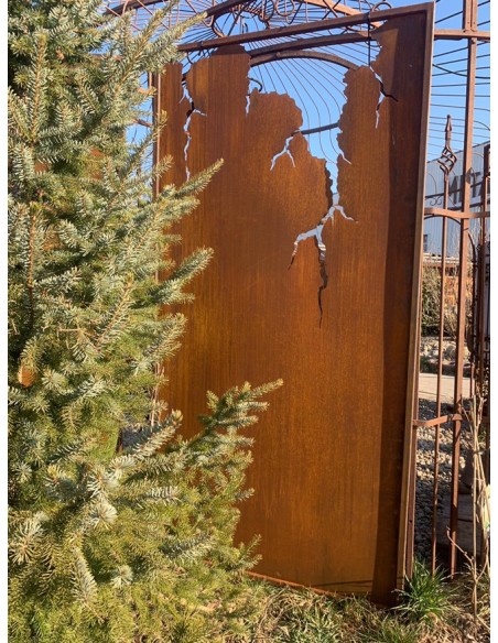 Sichtschutzwände und Paravents Sichtschutzwand - Flash 2 - mit Rissausschnitten oben Höhe 200 cm Paravent Flash mit Rissausschni