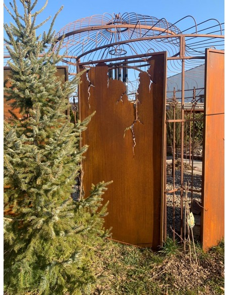 Sichtschutzwände und Paravents Sichtschutzwand - Flash 2 - mit Rissausschnitten oben Höhe 200 cm Paravent Flash mit Rissausschni