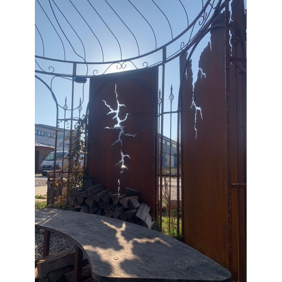 Sichtschutzwände und Paravents Sichtschutzwand - Flash 2 - mit Rissausschnitten oben Höhe 200 cm Paravent Flash mit Rissausschni