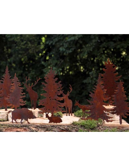 Mini Wald Tannenstecker 4 -  23 CM HOCH durchbrochen Metall Tannenbaum mit spitzem Stecker unten zum Einschlagen in Holz
23 c Mini Wald Tannenstecker 4 -  23 CM HOCH durchbrochen Metall Tannenbaum mit spitzem Stecker unten zum Einschlagen in Holz
23 c