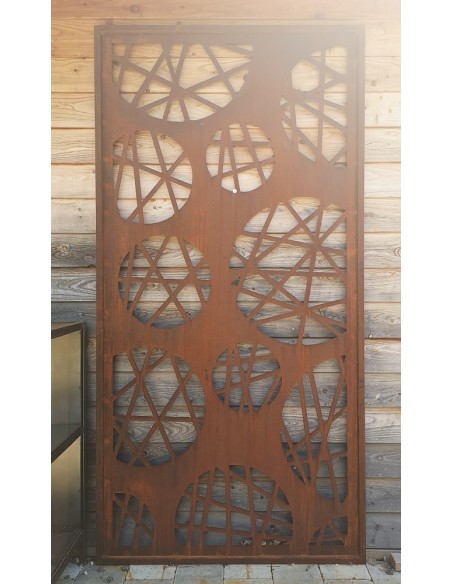 Sichtschutzwände und Paravents Sichtschutzwand Dots and Stripes Version 1 - Höhe 200 cm Paravent Dots and Stripes Vers1

Breit