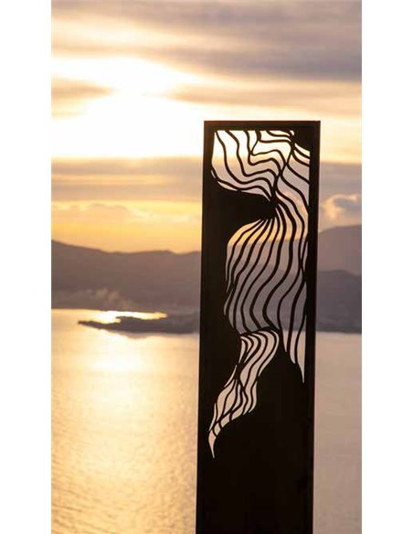 Sichtschutzwand Fluidity schmal - Höhe 200 cm Sichtschutzwand Fluidity schmal - Höhe 200 cm