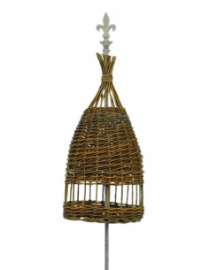 Vogelhäuser Vogelhaus aus Weide - Nachtigall - Höhe 160 cm Vogelfutterhaus 
individuell aus Weide geflochten Dieses Vogelfutter