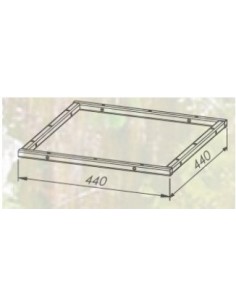 Rosenbogensystem Pur Rost Rosenbogen Classic - Pur - Zwischenstück U Breite 44 cm x Tiefe 44 cm Zwischenstück 44 x 44 cm