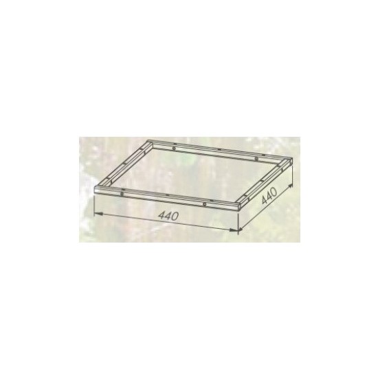 Rosenbogensystem Pur Rost Rosenbogen Classic - Pur - Zwischenstück U Breite 44 cm x Tiefe 44 cm Zwischenstück 44 x 44 cm