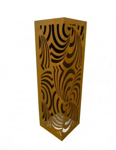 Rostsäule - Wilde Kreisel, Höhe 100 cm