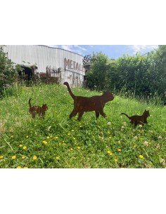 Deko Katzen und Mäuse Gartenfigur Katzenfamilie für den Garten als Gartenstecker - 3er Set Gartenstecker Katzenfamilie
Tolle