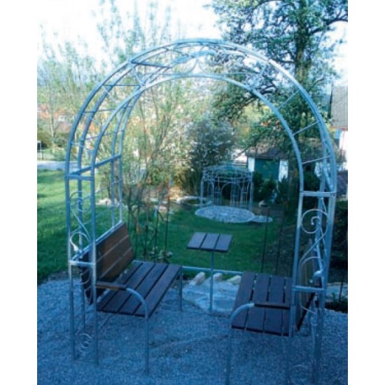 Gartenpavillon - Carisma - mit Massivholzbank...