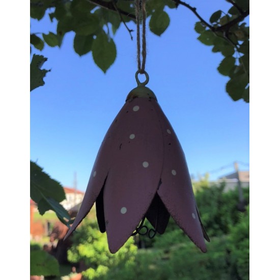 Deko zum Hängen 3er Set - Blüte zum Hängen - Thalia - pink - Ø 8 cm Die Thalia in 3 unterschiedlich hellen Pink-Tönen eignen sic