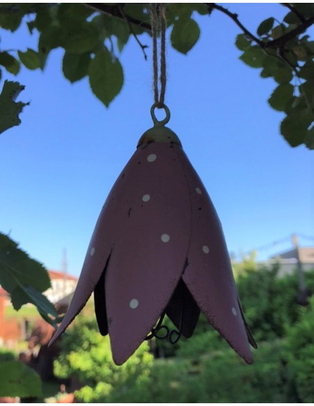 Deko zum Hängen 3er Set - Blüte zum Hängen - Thalia - pink - Ø 8 cm Die Thalia in 3 unterschiedlich hellen Pink-Tönen eignen sic