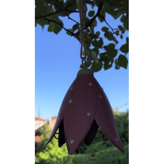 Deko zum Hängen 3er Set - Blüte zum Hängen - Thalia - pink - Ø 8 cm Die Thalia in 3 unterschiedlich hellen Pink-Tönen eignen sic