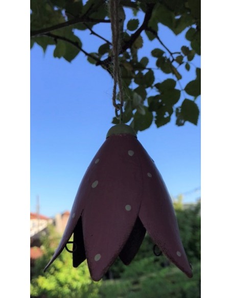 Deko zum Hängen 3er Set - Blüte zum Hängen - Thalia - pink - Ø 8 cm Die Thalia in 3 unterschiedlich hellen Pink-Tönen eignen sic