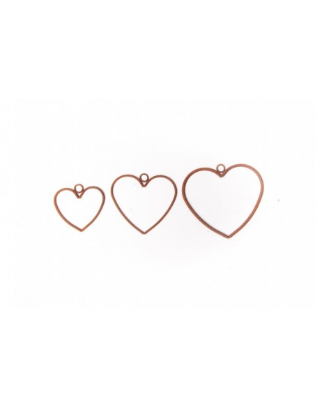 Start Drahtherz klein zum Hängen - Höhe 13,5 cm 
Höhe 13,5 cm
Breite 12,5 cm
Dicke 6 mm
