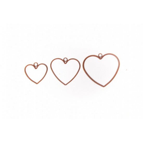 Start Drahtherz mittel zum Hängen - Höhe 18 cm 
Höhe 18 cm
Breite 16 cm
Materialdicke 6 mm
