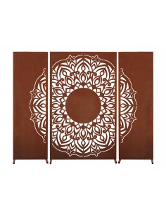 Trennwand Set Metall - Mandala, Höhe 180 cm - 3er Set
