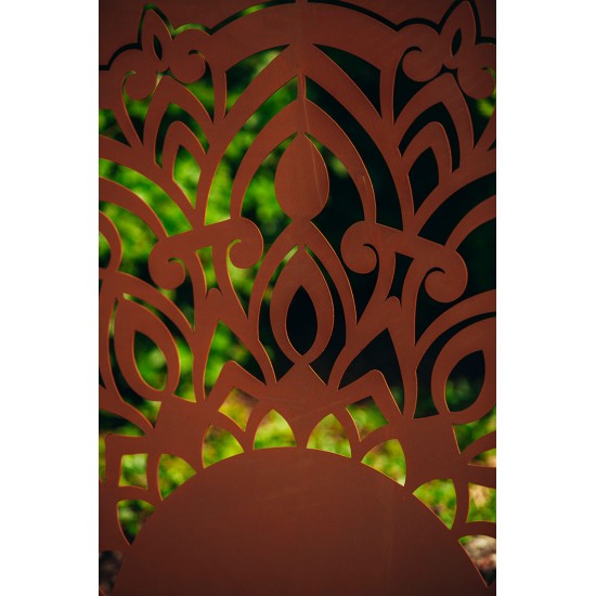 Trennwand Set Metall - Mandala, Höhe 180 cm - 3er Set