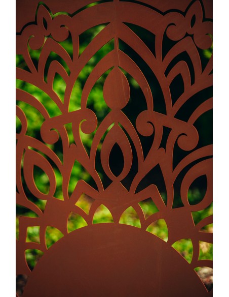 Trennwand Set Metall - Mandala, Höhe 180 cm - 3er Set