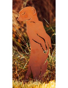 Tiere - Edelrost Tierfiguren Erdmännchen Sepp aus Metall - Höhe 43 cm - groß Edelrost Erdmännchen Sepp groß
Höhe: 43 cm
Brei 2