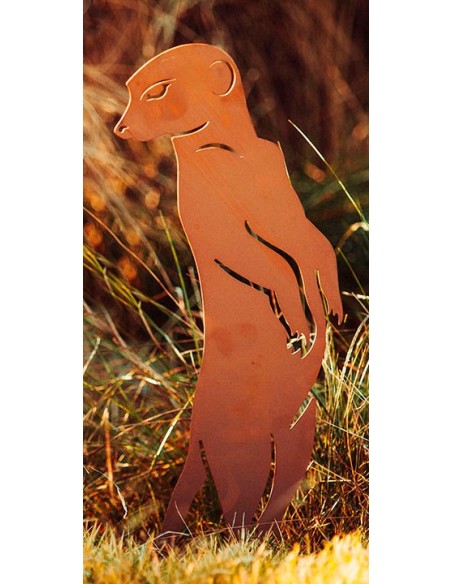 Tiere - Edelrost Tierfiguren Erdmännchen Sepp aus Metall - Höhe 43 cm - groß Edelrost Erdmännchen Sepp groß

Höhe: 43 cm
Brei