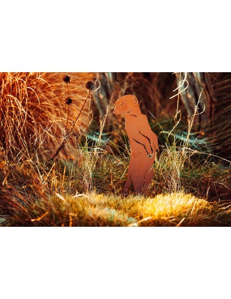 Tiere - Edelrost Tierfiguren Erdmännchen Sepp aus Metall - Höhe 43 cm - groß Edelrost Erdmännchen Sepp groß

Höhe: 43 cm
Brei