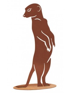 Tiere - Edelrost Tierfiguren Erdmännchen Sepp aus Metall - Höhe 43 cm - groß Edelrost Erdmännchen Sepp groß
Höhe: 43 cm
Brei