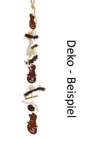 Deko Winter Schnemann Fensterkette