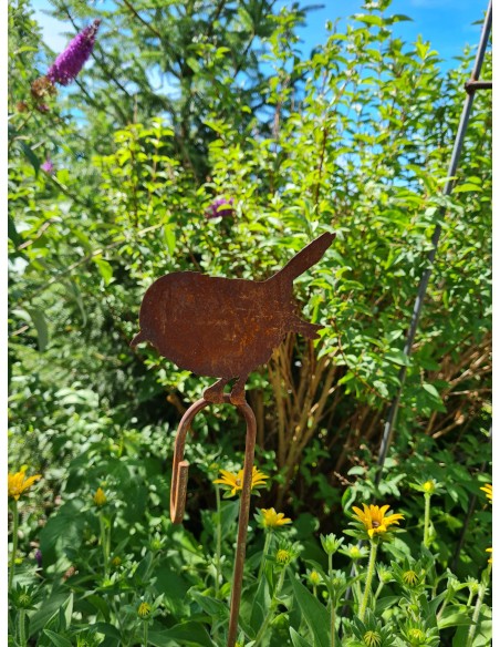 Vogel Deko Schräg sitzender Vogel mit Hakenstab -  Höhe 10 cm Höhe 10 cm 
Breite 13 cm
Stab 100 cm