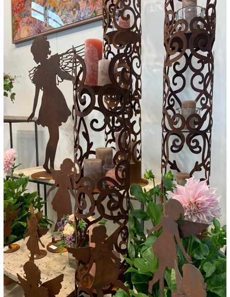 runde Rostsäulen Edelrost Säule rund - Barockmuster - Angelo - Höhe 185 cm - Barock Deko Die große Barocksäule Angelo hat ein wu runde Rostsäulen Edelrost Säule rund - Barockmuster - Angelo - Höhe 185 cm - Barock Deko Die große Barocksäule Angelo hat ein wu