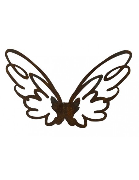 Weihnachtsdeko Flügel zum Hängen - Bleistiftzeichnung - Skizzenflügel - Breite 22 cm - Höhe 11 cm Schöne Flügel zum Aufhängen al